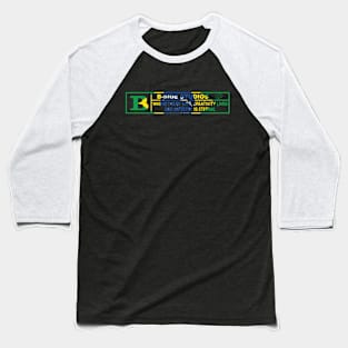 B-Side Studios Celebrates Latino Heritage Month (Brazil) Baseball T-Shirt